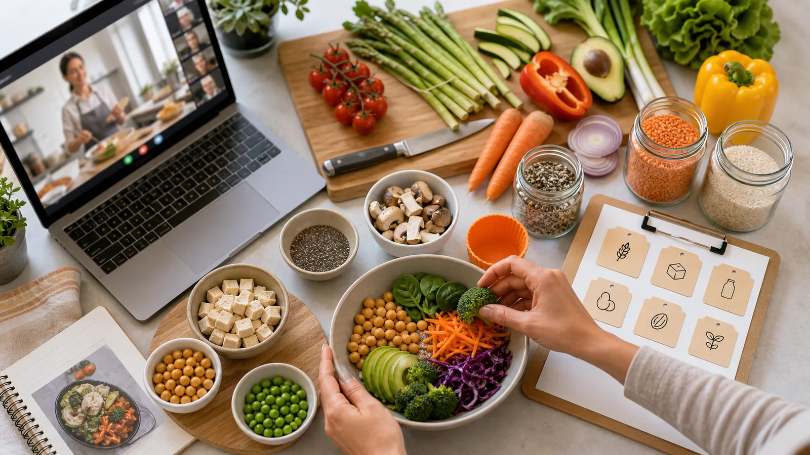 Cocina Vegetal y Especial con Intolerancias