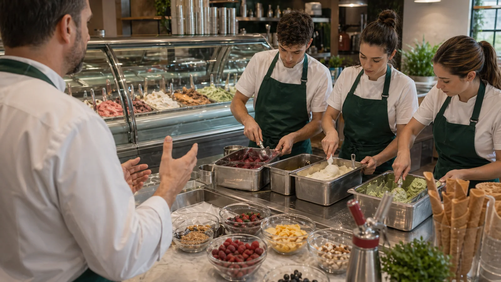 Elaboración de Helados y Sorbetes en Restauración