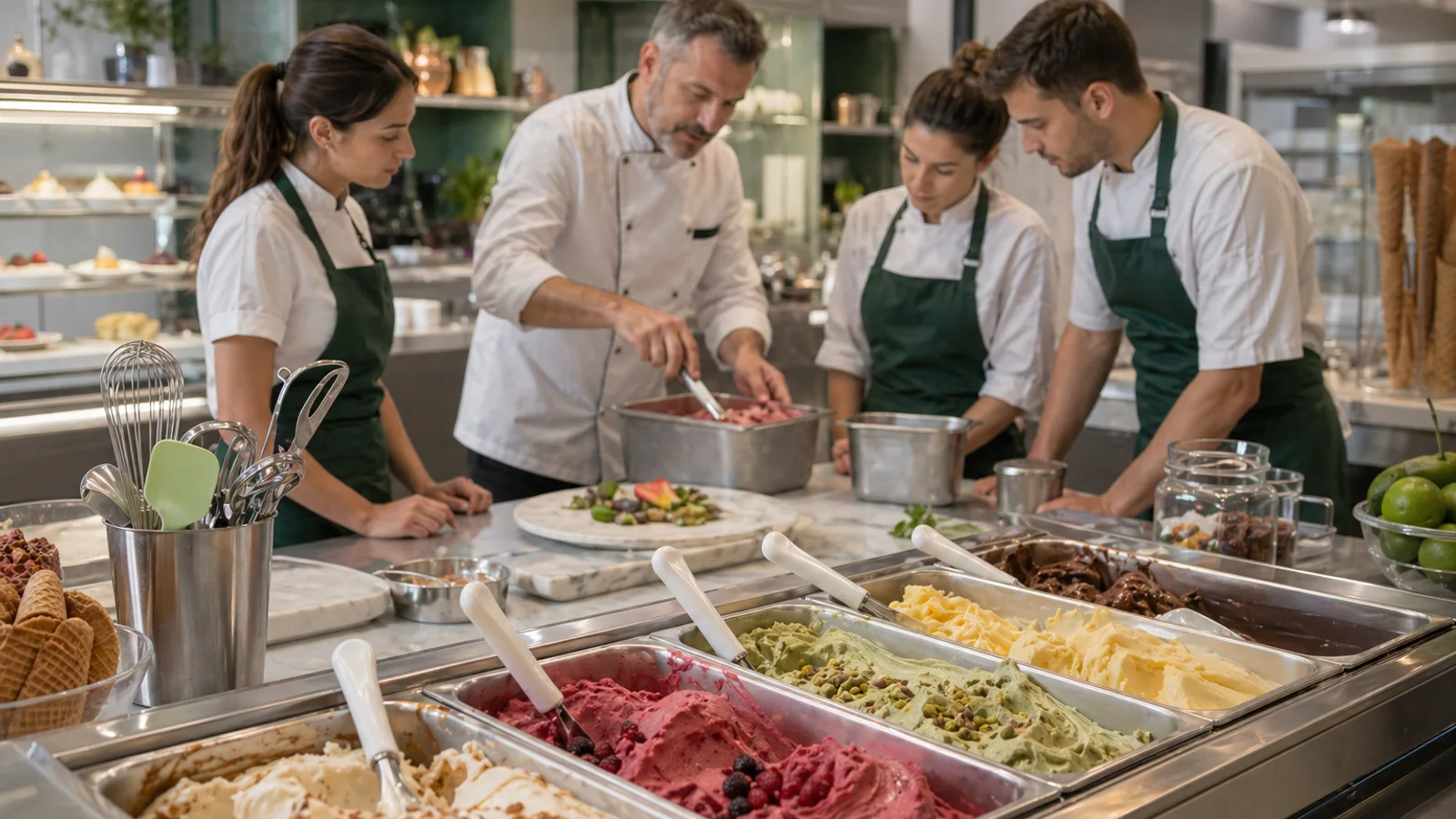 Elaboración de Helados y Sorbetes